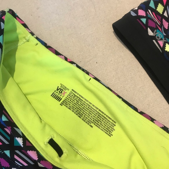 Victoria Secret Capri Sports Bra Med Neon 34C - Picture 2 of 7